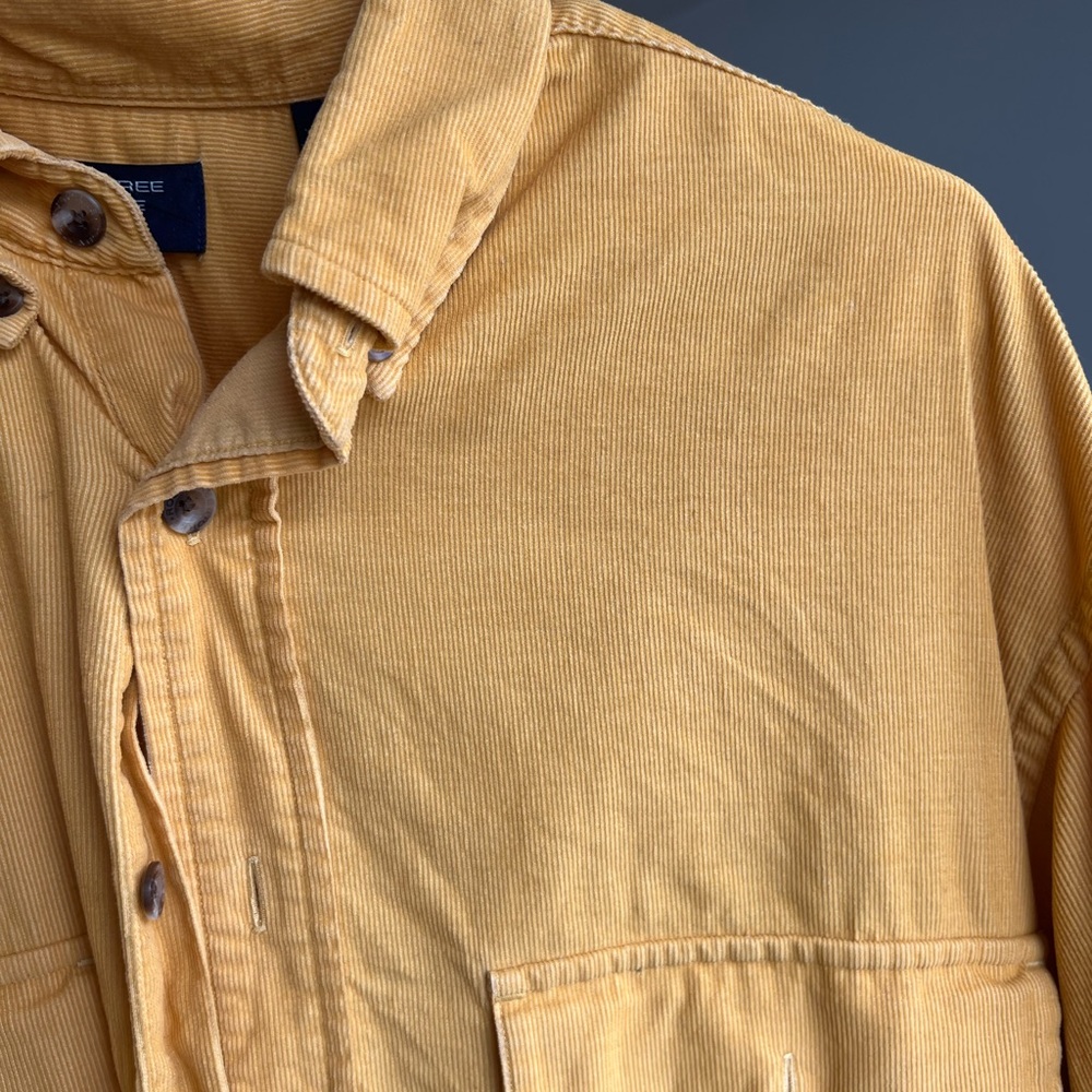 Yellow Corduroy Button Down